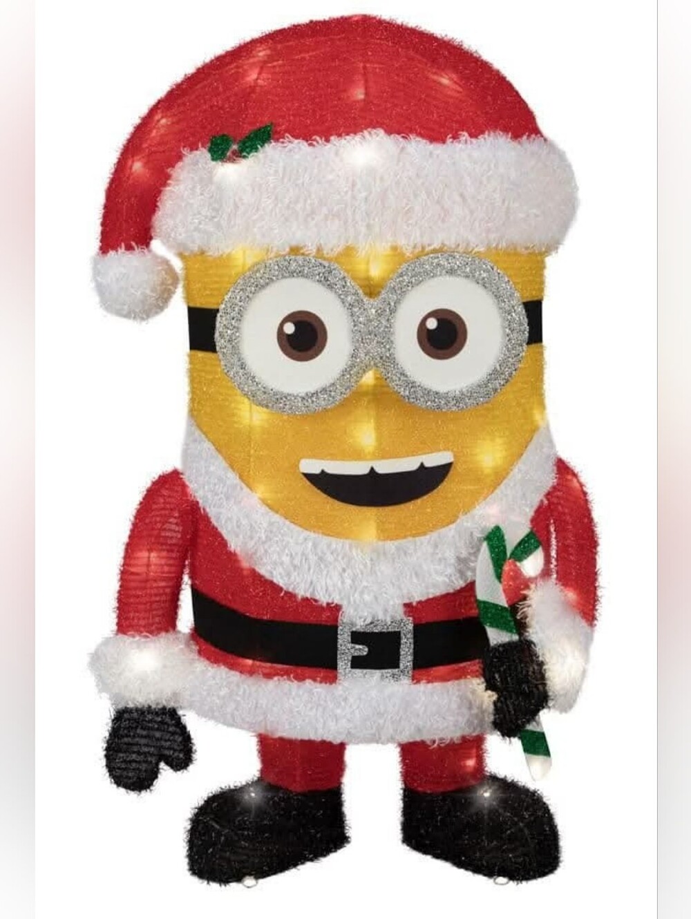 LE Exclusive Minion Dave Tinsel Lighted Holiday Yard Decoration 2025